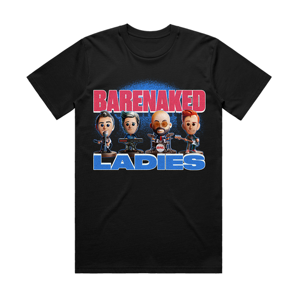 BLACK BOBBLE HEAD TEE