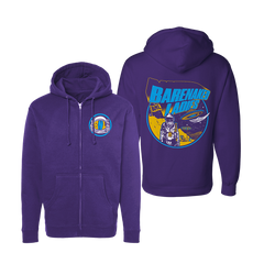 PURPLE SPACE ZIP HOODIE